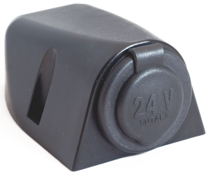 Surface mounted socket, 16A/24V