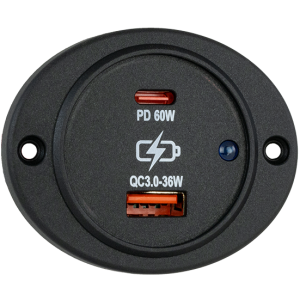 Dual USB-C / USB-A Fast Charging Outlet
