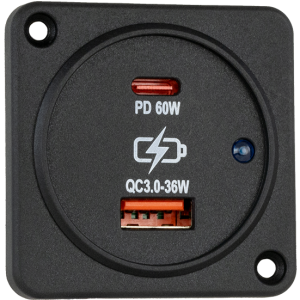 Dual USB-C / USB-A Fast Charging Outlet