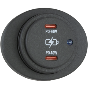 Dual USB-C Outlet PD + PD