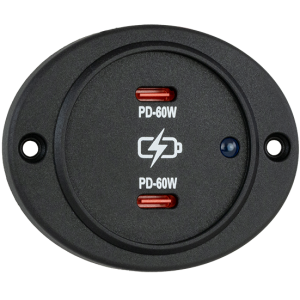 Dual USB-C Outlet PD + PD