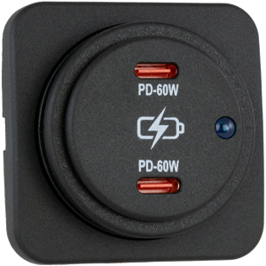 Dual USB-C Outlet PD + PD
