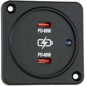 Dual USB-C Outlet PD + PD