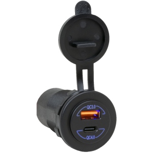 Dual USB-C / USB-A Fast Charging Outlet