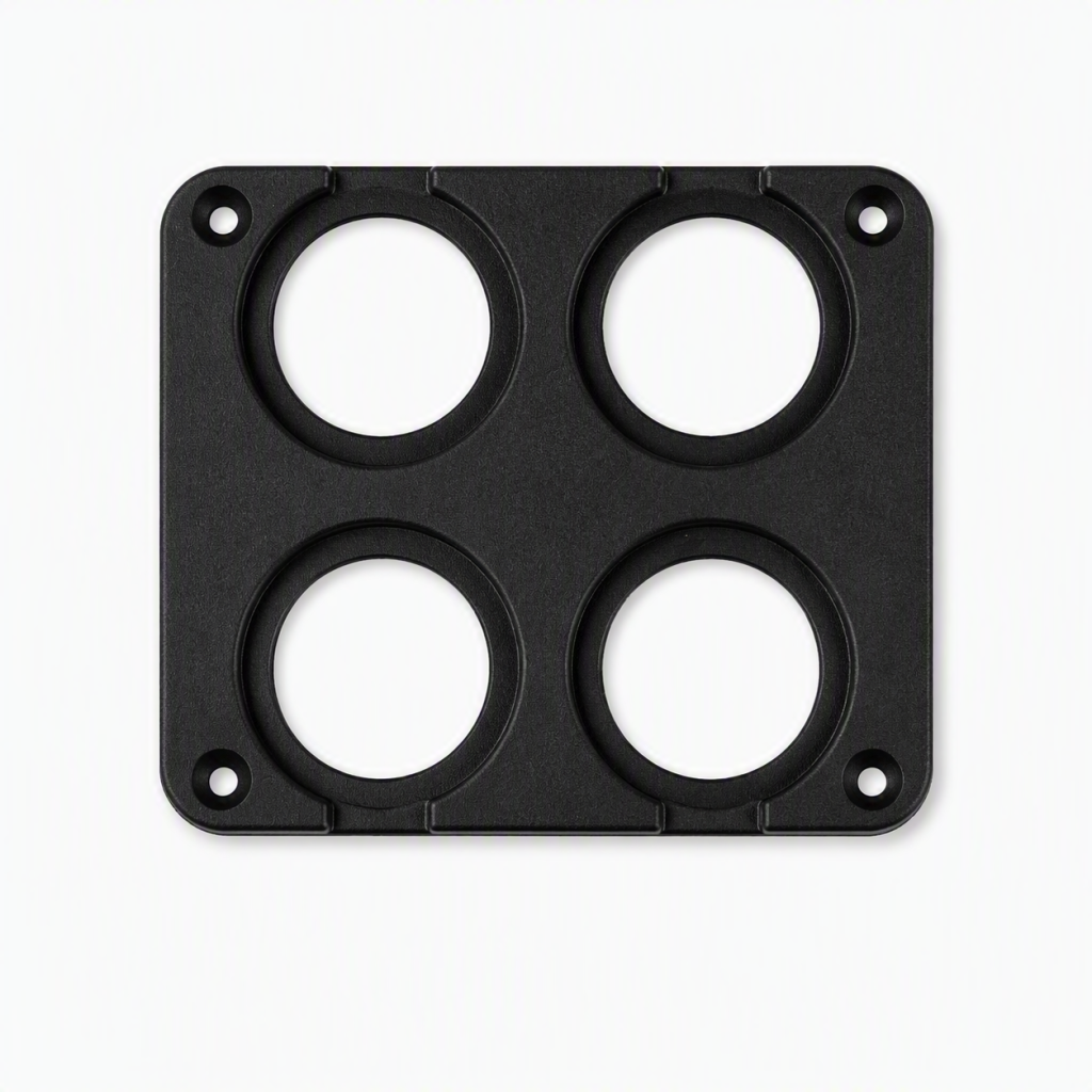 Skyllermarks Mounting Panel for 4 USB and 12V Power Outlets