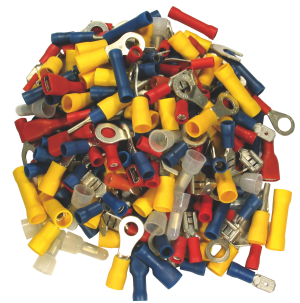 Blandpack isolerade kabelskor 108 st