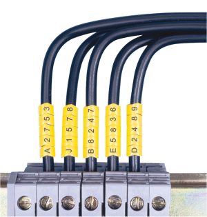 Kabelmärkning 0-9, blandpack - 140 st 0,75-10 mm²