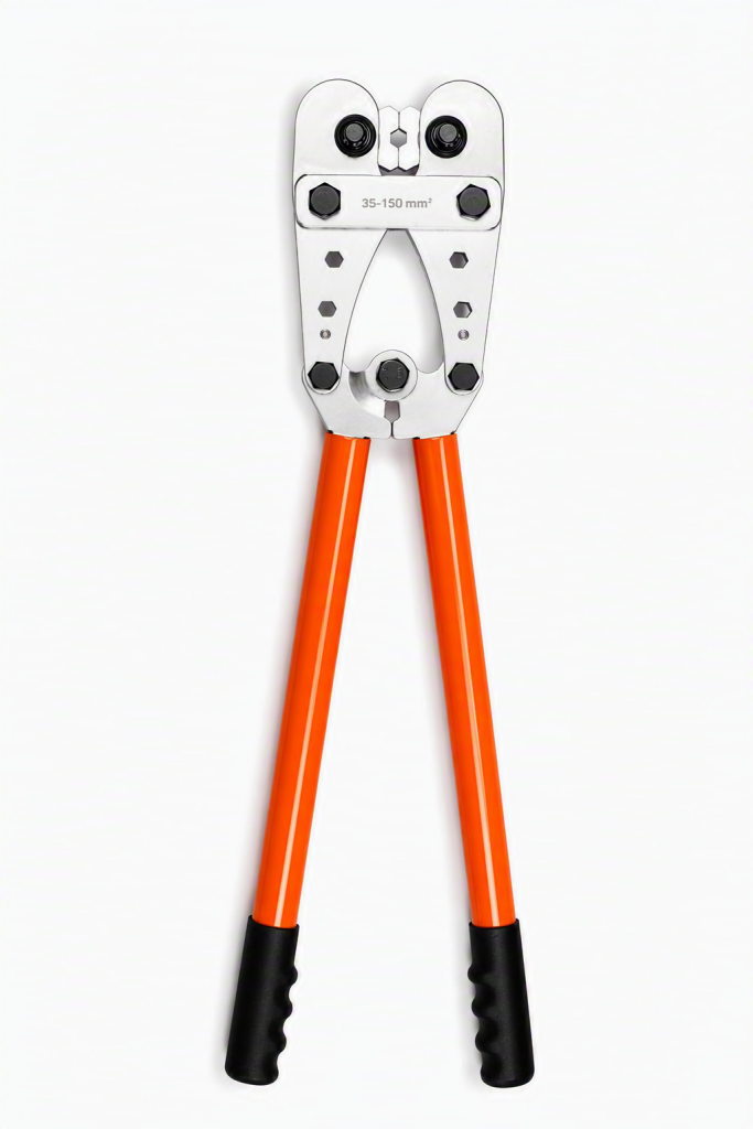 Skyllermarks kabelskopress 35–150 mm² med orange handtag