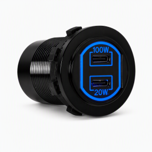 USB-C 120W PD uttag för 12V båt och husbil